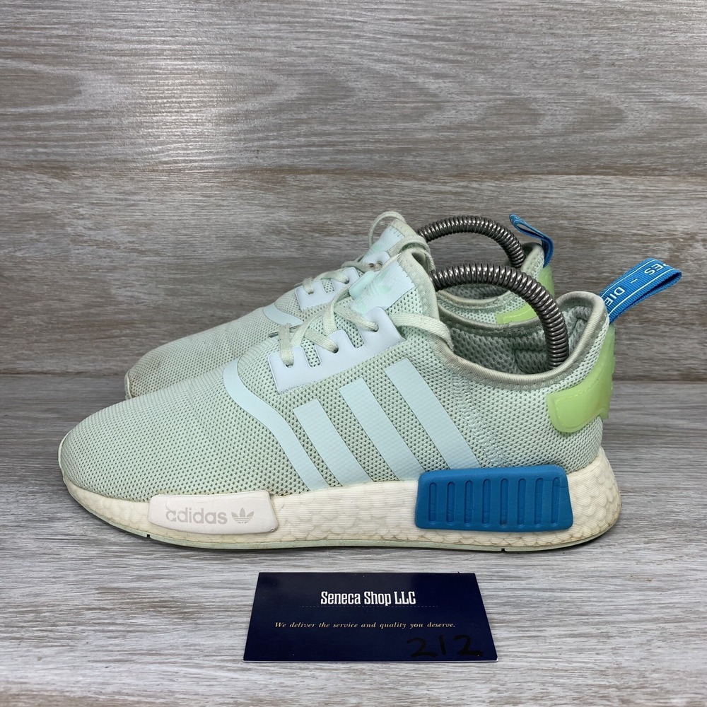 Adidas Men's NMD_R1 J 'Fresh Mint' Athletic Running Shoes Size 6